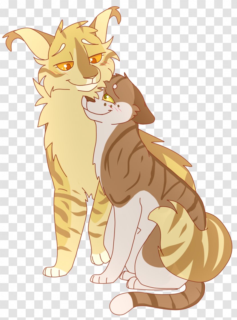 Cat Tiger Warriors Leafpool Mothwing - Character Transparent PNG