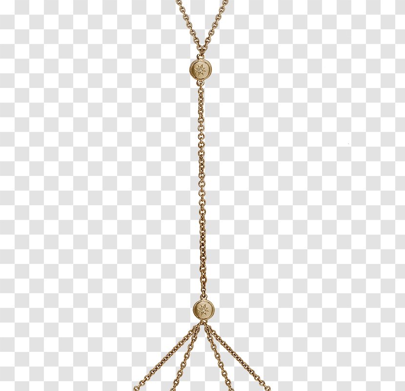 Jewellery Chain Charms & Pendants Necklace - Clothes Hanger - Gold Transparent PNG
