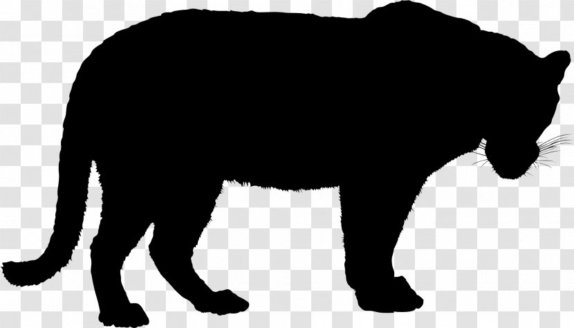 Tiger Jaguar Clip Art Vector Graphics Image - Black - Indian Elephant Transparent PNG