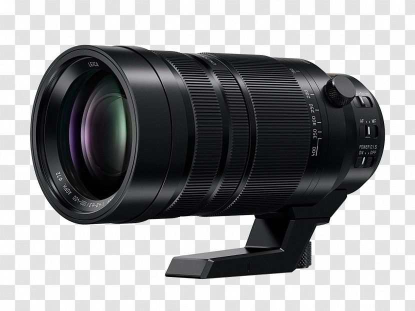 Canon EF 100–400mm Lens Panasonic Leica DG Vario-Elmar 100-400 Mm Lumix G Micro System 100-400mm F/4-6.3 Four Thirds - Teleconverter - Camera Transparent PNG
