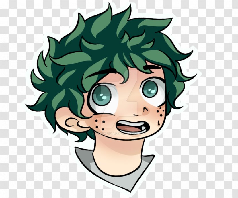 Drawing Art Clip - Fictional Character - Deku Transparent PNG