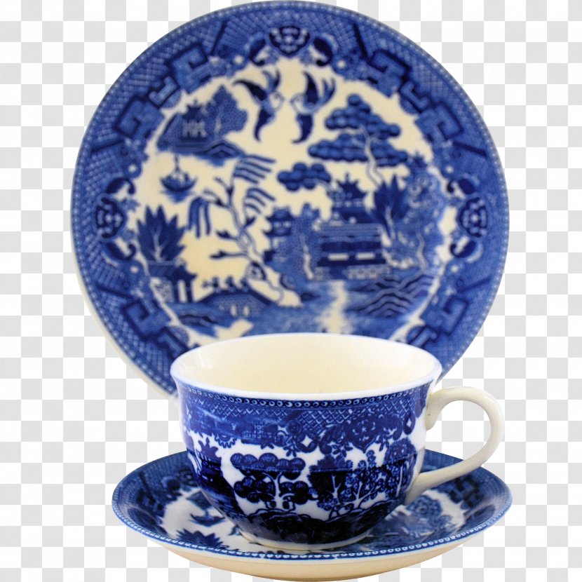 Coffee Cup Saucer Ceramic Porcelain Plate Transparent PNG