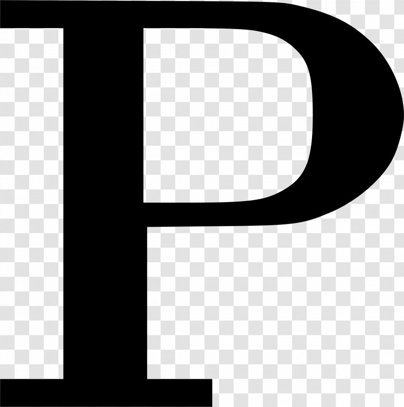 Letter P Clip Art - Monochrome Photography Transparent PNG