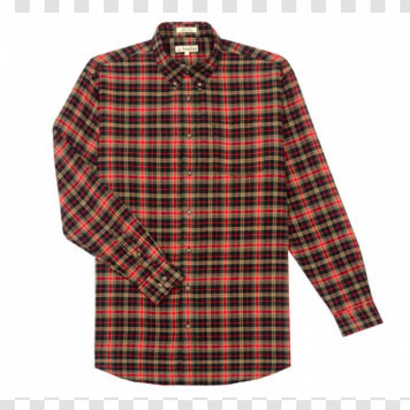 Tartan Sleeve - Shirt - Button Transparent PNG
