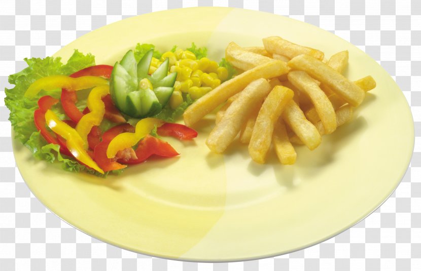 French Fries Mashed Potato Garnish Dish - Side Transparent PNG