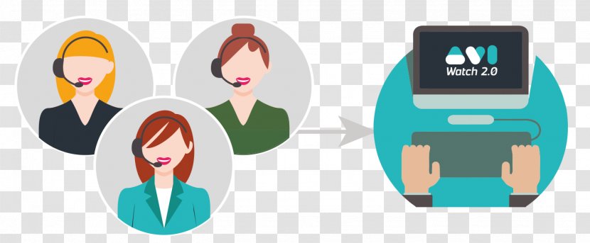 Call Centre Audio Video Interleave - Center Mujer Transparent PNG
