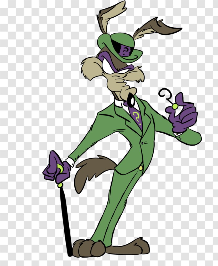 Batman Alfred Pennyworth Henery Hawk Looney Tunes Wile E. Coyote And The Road Runner - Plant - Villain Thinking Transparent PNG