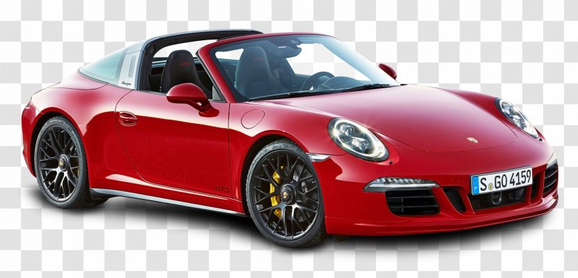 Porsche 911 Targa 4 GTS North American International Auto Show Car Cayenne - Motor Vehicle - Red Transparent PNG