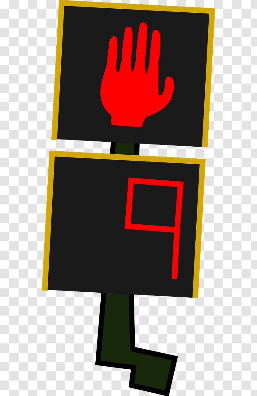 Pedestrian Crossing Traffic Sign Clip Art - Stop Transparent PNG