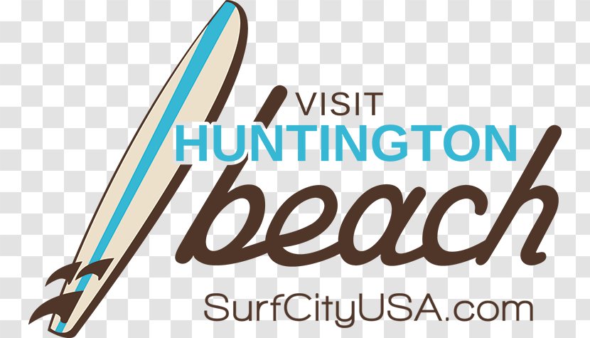 Visit Huntington Beach Logo Product Design Font - Text - Bonfire Transparent PNG