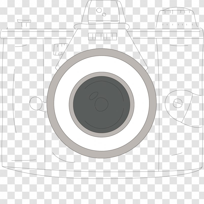 Camera Lorawan Shutter - Drawing - Sketch Vector Transparent PNG