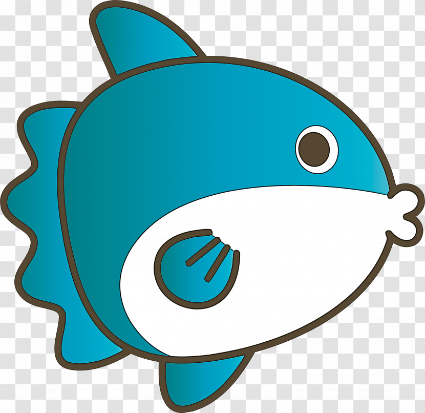 Turquoise Fish Fish Transparent PNG