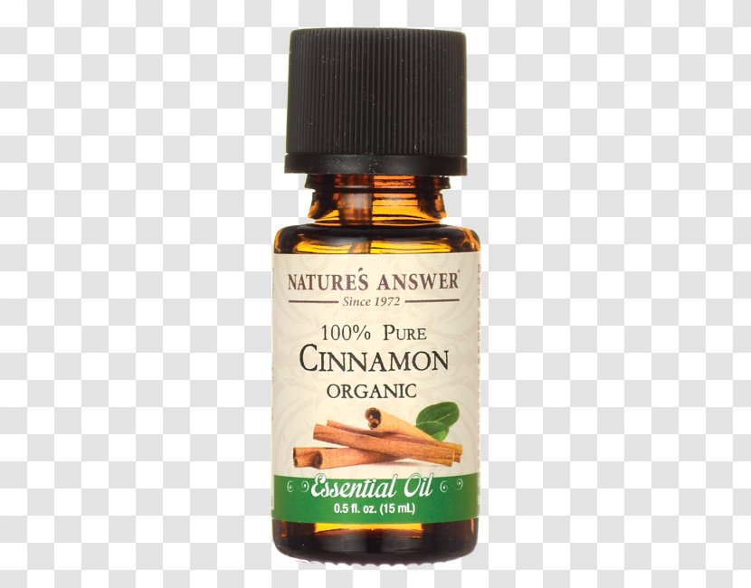 Nature's Answer Organic Essential Oil Cinnamon Compound Transparent PNG