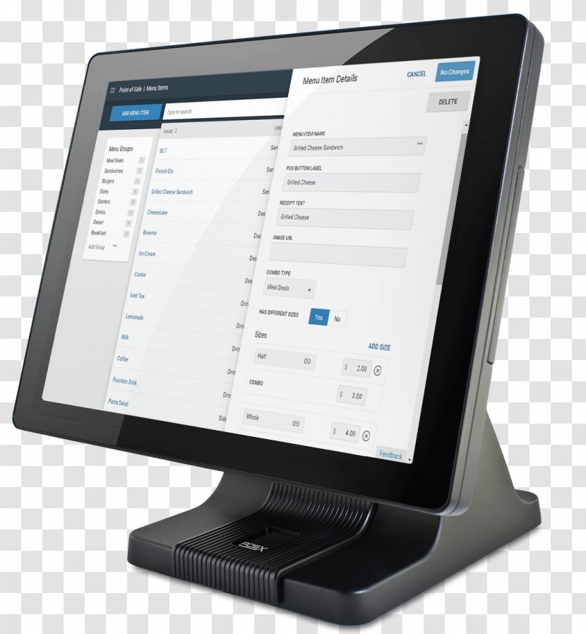 Point Of Sale Intel Computer Windows Embedded Industry Celeron - Electronics - Pos Terminal Transparent PNG