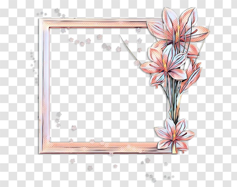 Vintage Floral Frame - Retro - Flower Plant Transparent PNG