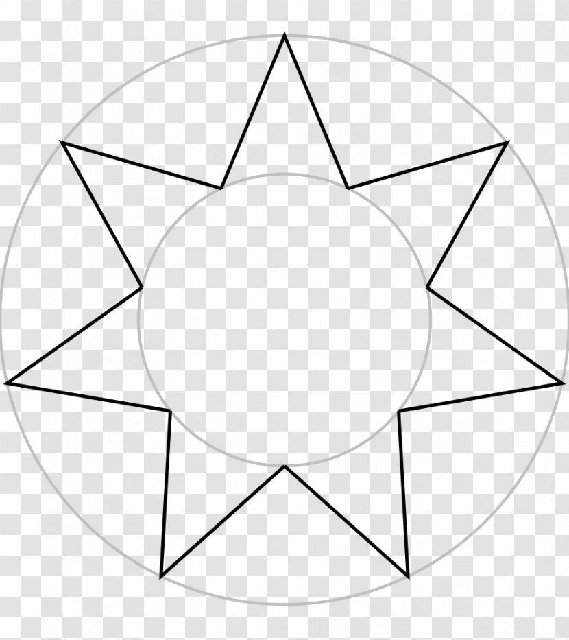 Geometry Circle Star Polygon Angle - Pi Transparent PNG