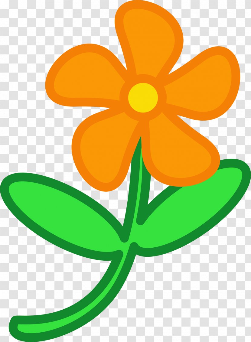 Cartoon Flower Clip Art - Green - Daffodil Transparent PNG