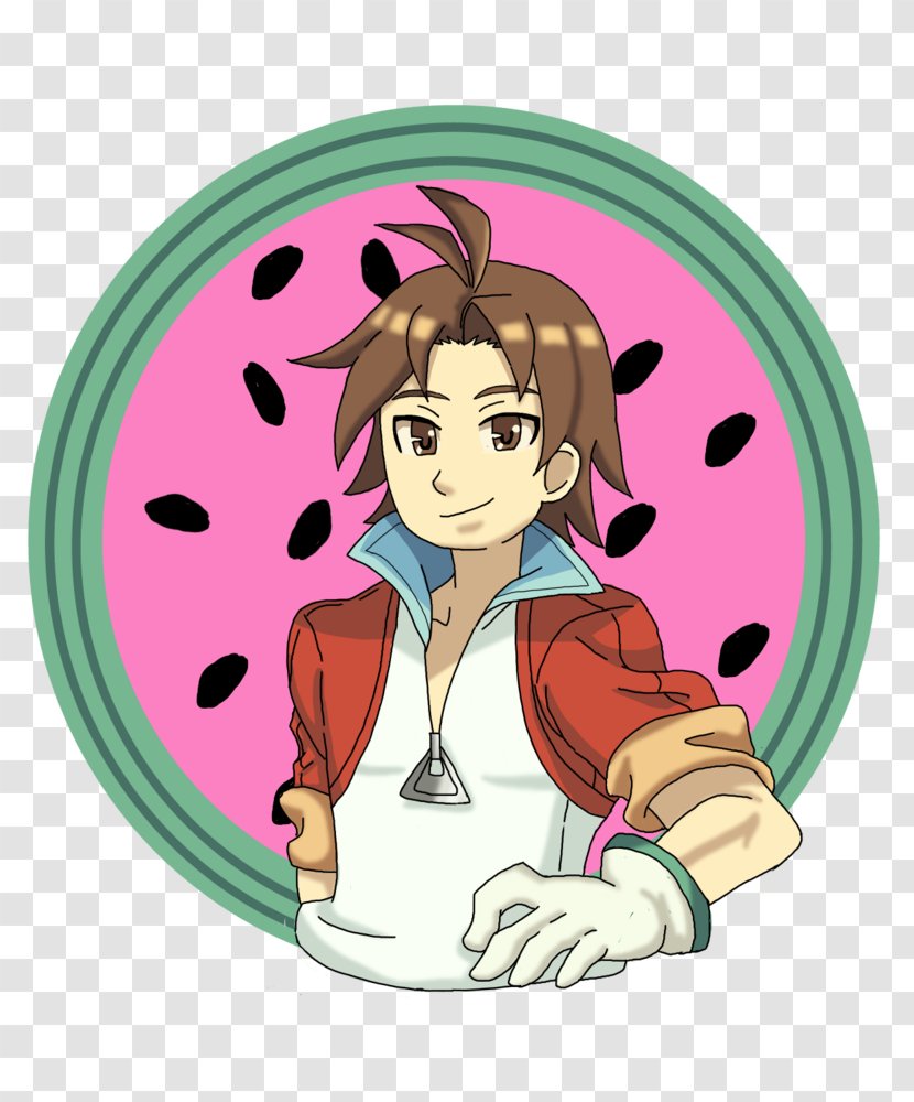 Illustration Thumb Pink M Cartoon Character - Child - Harvest Moon Melon Transparent PNG