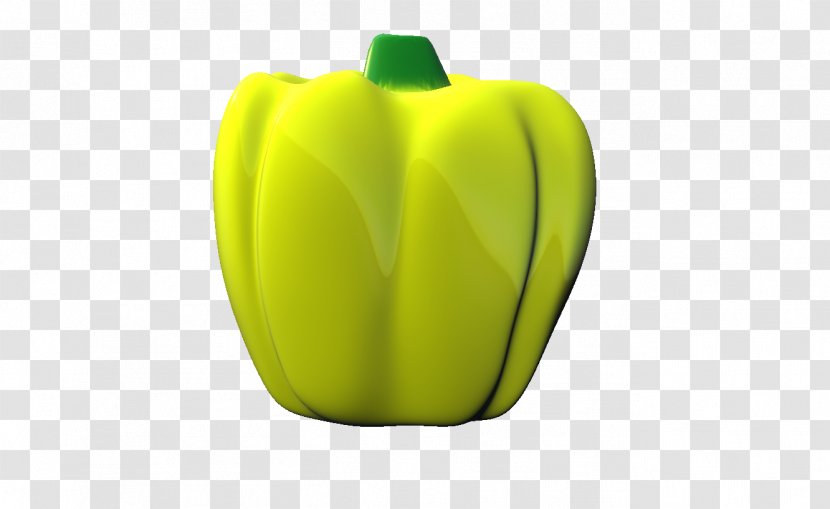 Green Product Design Fruit - Yellow Pepper Transparent PNG