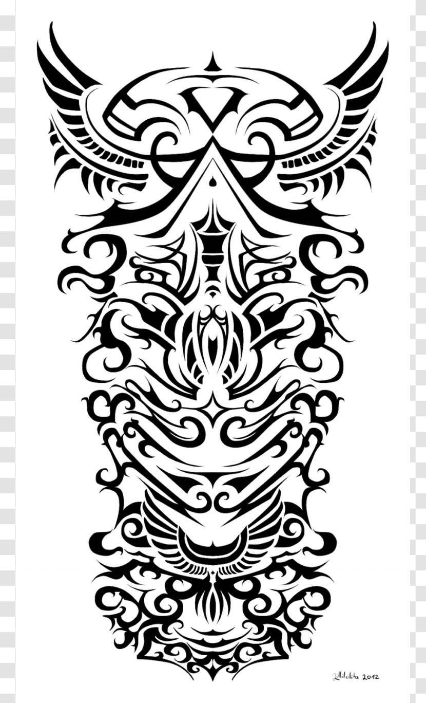 Sleeve Tattoo Irezumi Artist Desmond Miles - Symmetry Transparent PNG