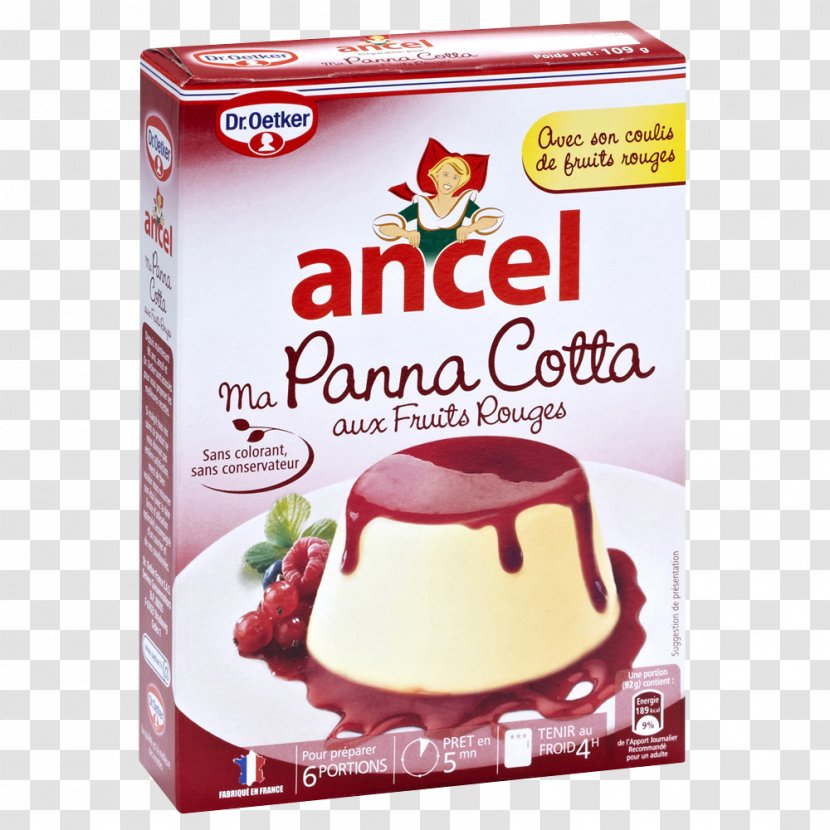 Cream Panna Cotta Crème Caramel Milk Dr. Oetker Transparent PNG