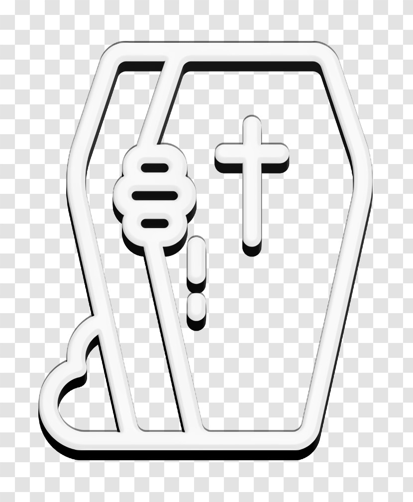 Coffin Icon Cross Icon Death Icon Transparent PNG