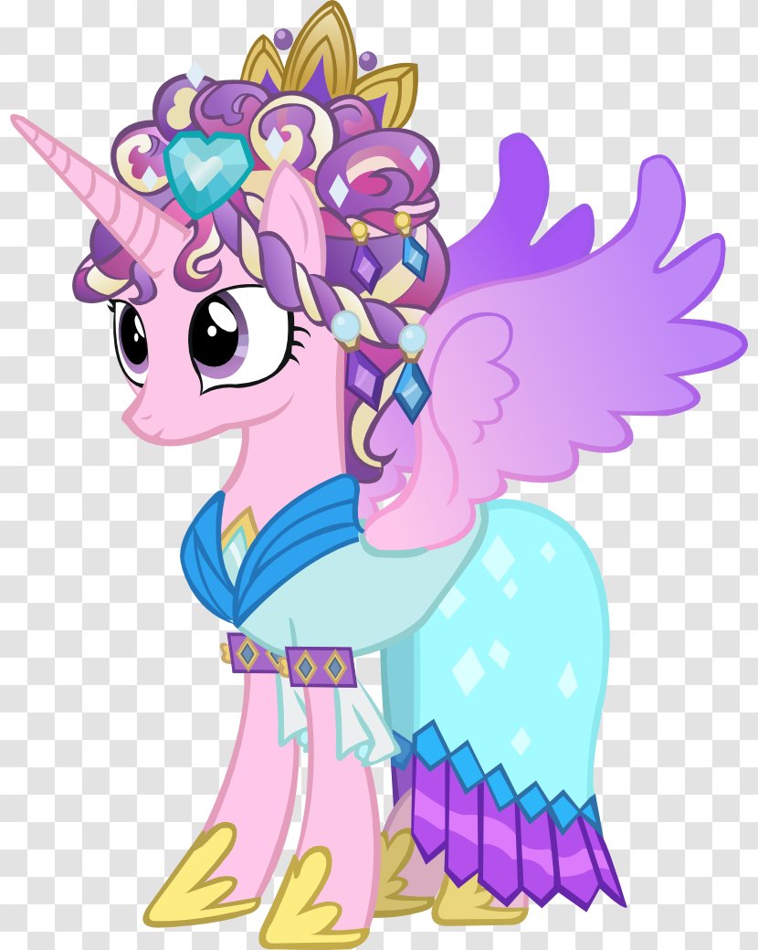 Princess Cadance Twilight Sparkle Pony DeviantArt Winged Unicorn - Wing - Headdress Vector Transparent PNG