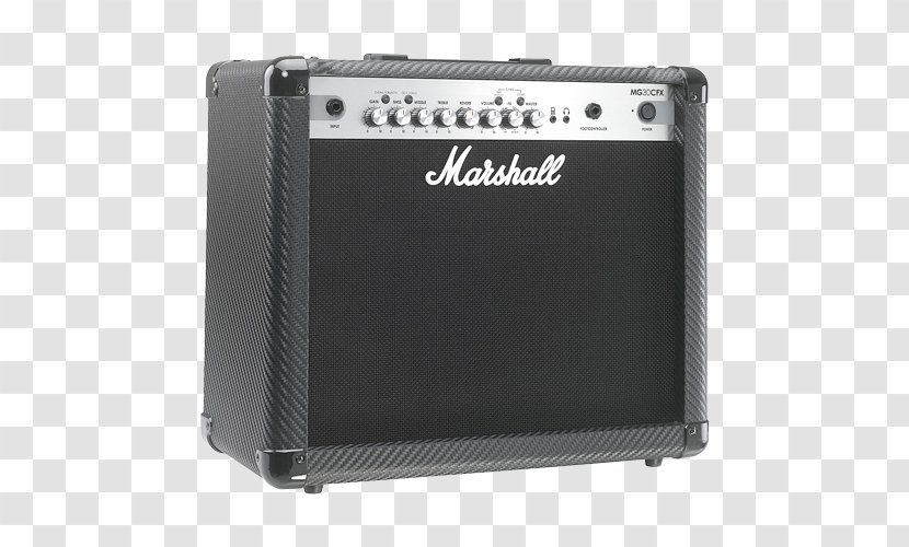Guitar Amplifier Marshall MG30CFX Amplification MG15CFX - Electric Transparent PNG