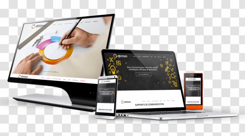 Advertising Agency Digital Showcase Website - Electronics - Internet Communication Transparent PNG