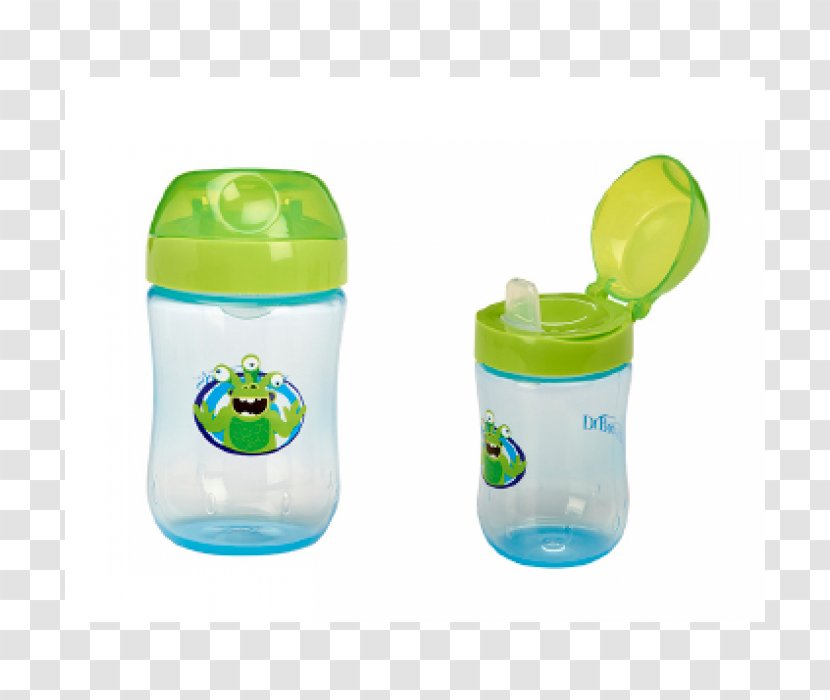 Toddler Cup Baby Bottles Blue Green - Plastic - Cot Transparent PNG