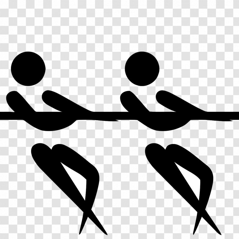 Tug Of War At The Summer Olympics Olympic Games Clip Art - Monochrome Photography - Sports Equipment Transparent PNG