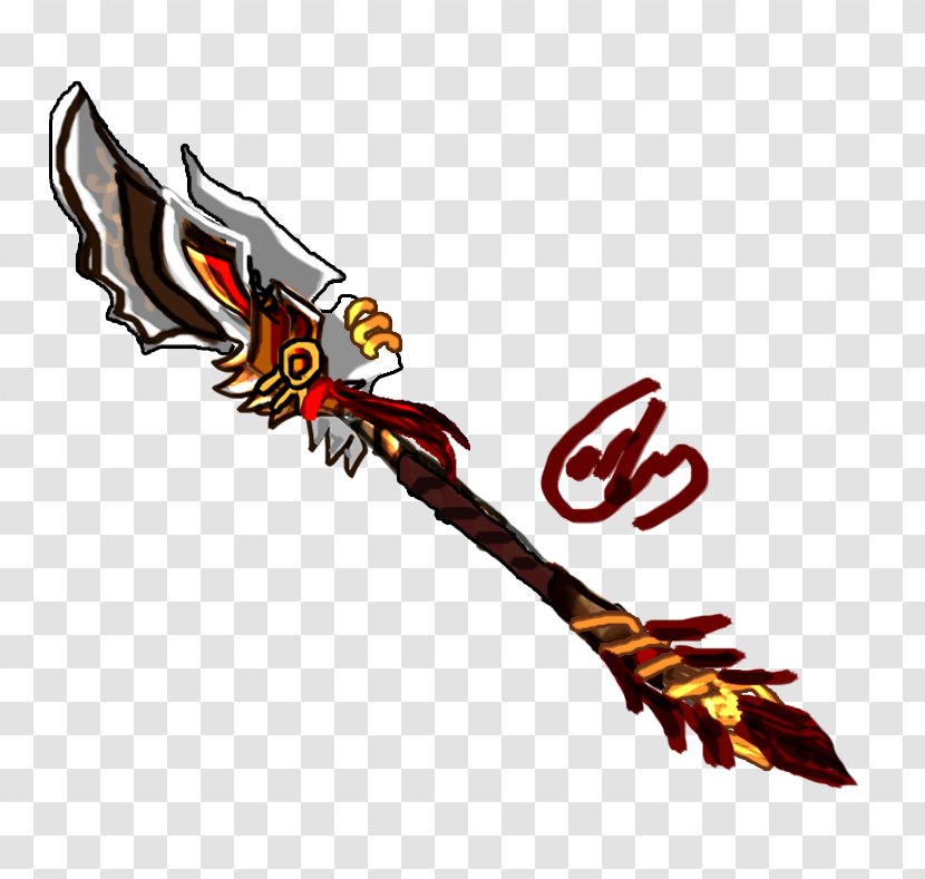 Sword Character Fiction Spear Clip Art - Weapon Transparent PNG