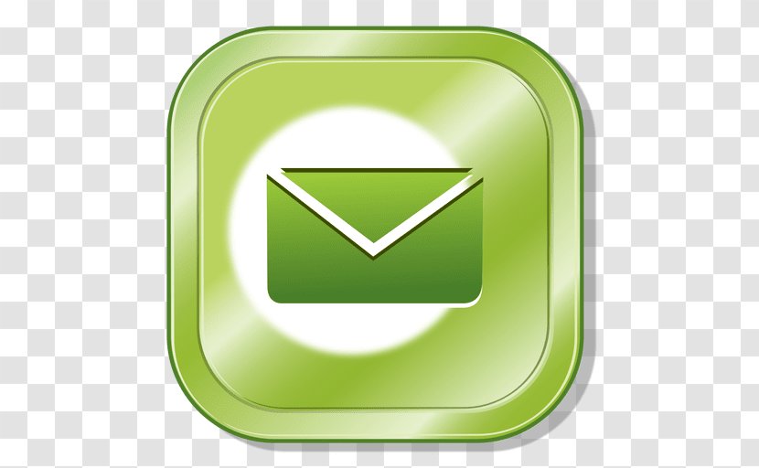 Email - Green - Metallic Vector Transparent PNG