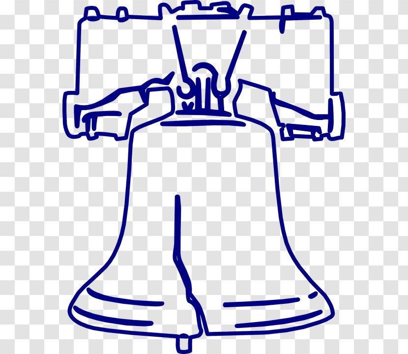 Liberty Bell Clip Art - Outline Cliparts Transparent PNG