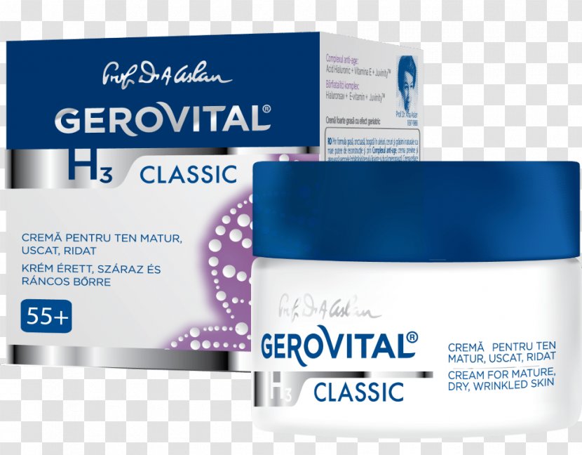 Gerovital Farmec Anti-aging Cream Wrinkle Cosmetics - Moisturizer - Matur Transparent PNG