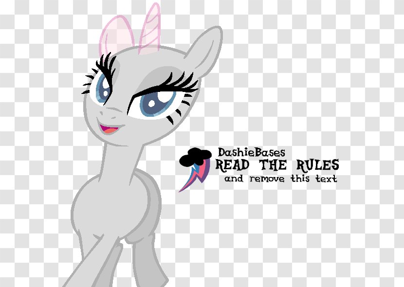 Rarity My Little Pony: Equestria Girls Rainbow Dash Whiskers - Silhouette - Base Transparent PNG