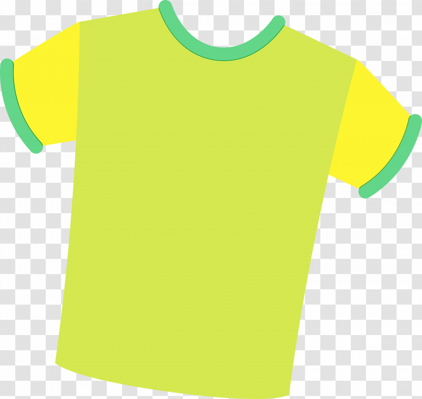 T-shirt Logo Shirt Sleeve M Green Transparent PNG