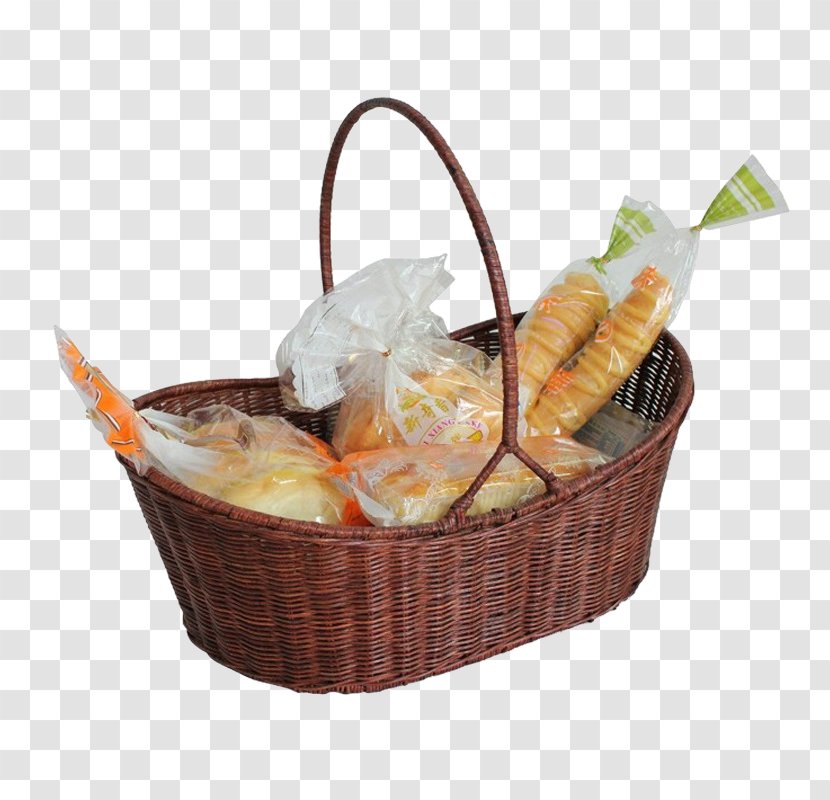 The Basket Of Bread Bamboe Bamboo - Picnic Transparent PNG