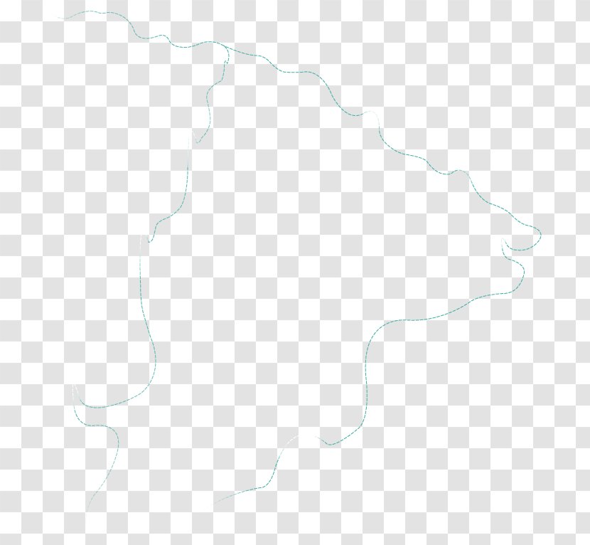 White Map Line - Area Transparent PNG