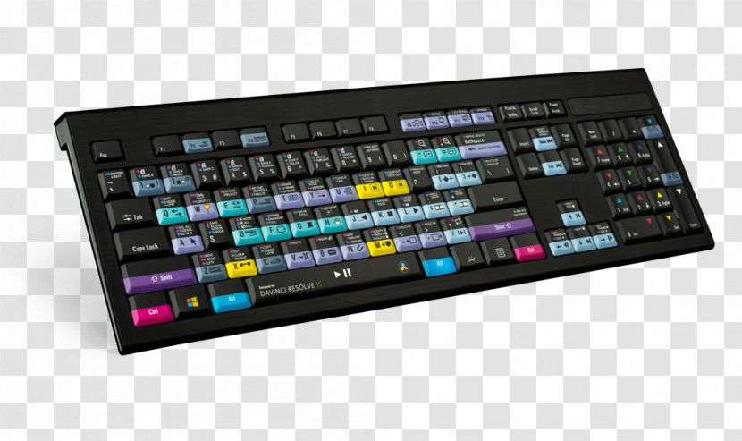 Computer Keyboard Blackmagic DaVinci Resolve Laptop Mouse Design - Wireless Transparent PNG