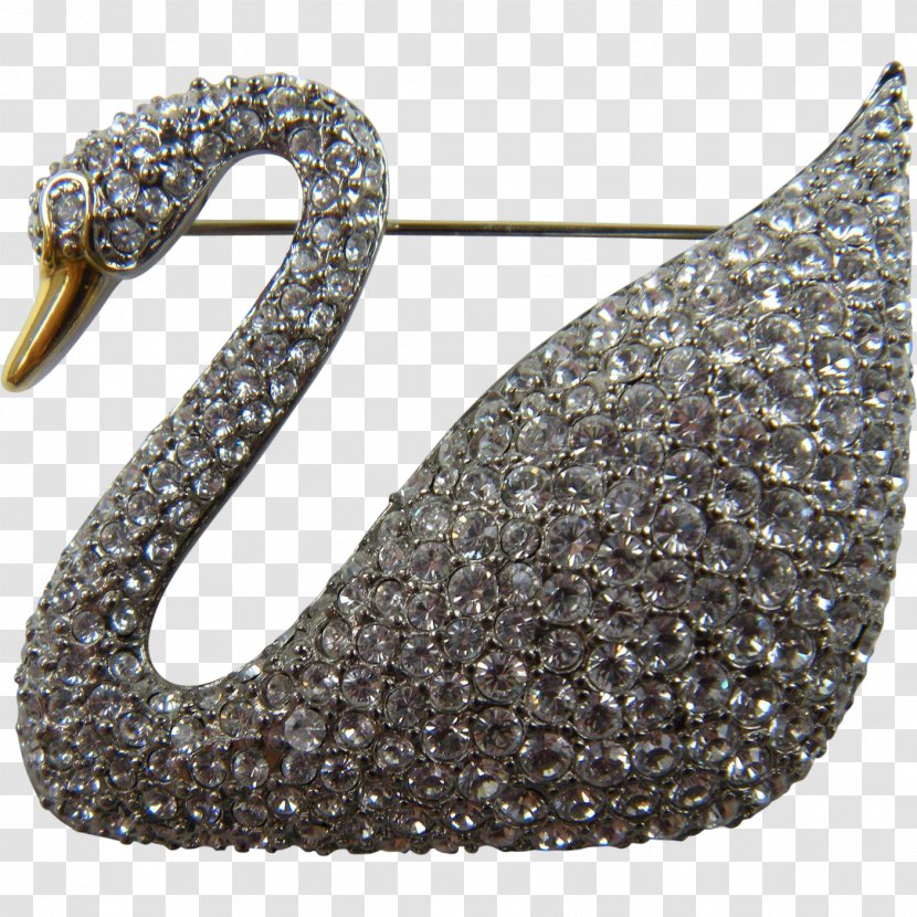 Body Jewellery Silver - Swan Transparent PNG