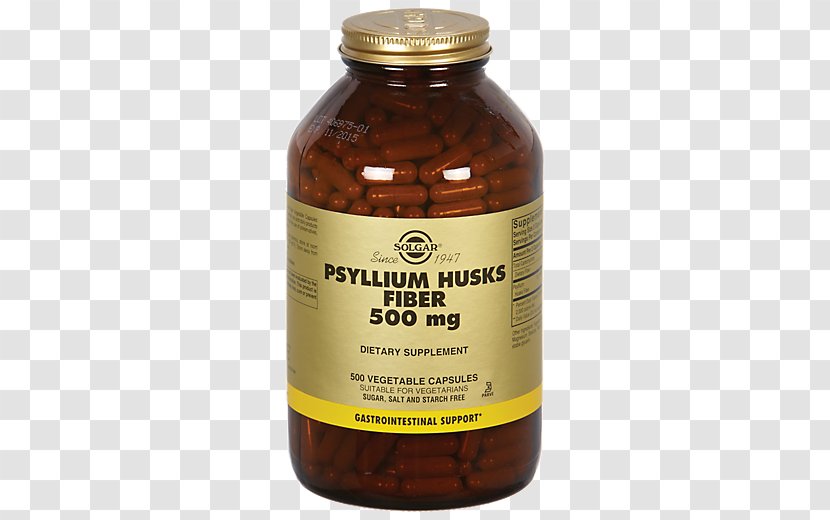 Dietary Supplement Psyllium Fiber Capsule Vitamin - Husk Transparent PNG