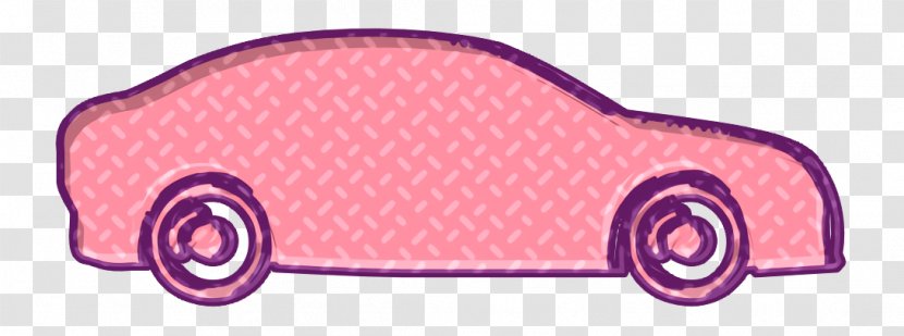 Auto Icon Automobile Car - Pink Vehicle Transparent PNG