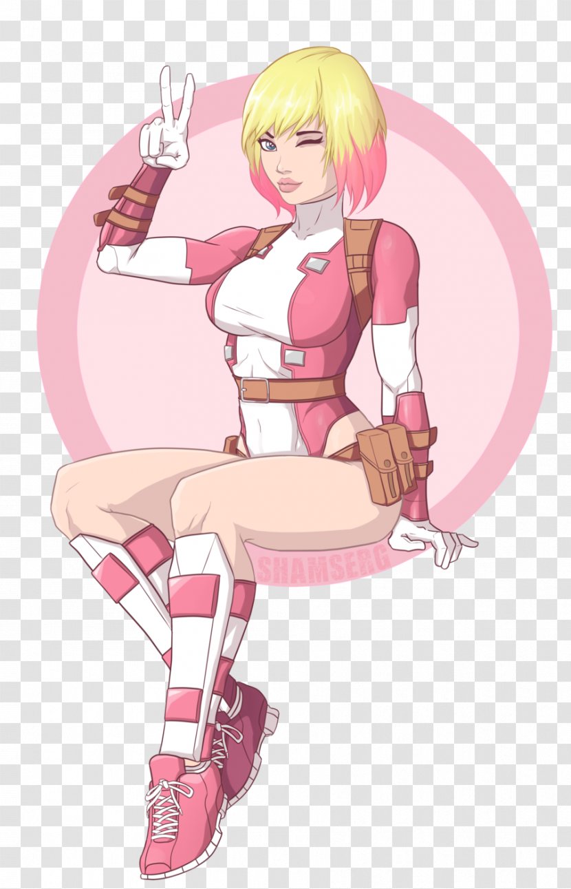 Gwen Stacy Gwenpool Deadpool Marvel Comics - Heart Transparent PNG