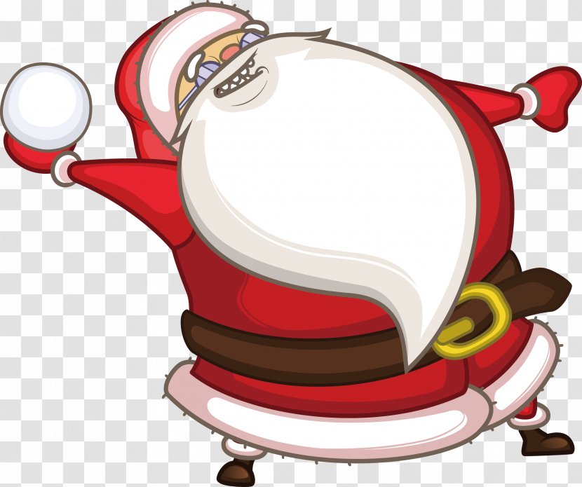 Santa Claus Drawing Christmas - Creative Vector Transparent PNG