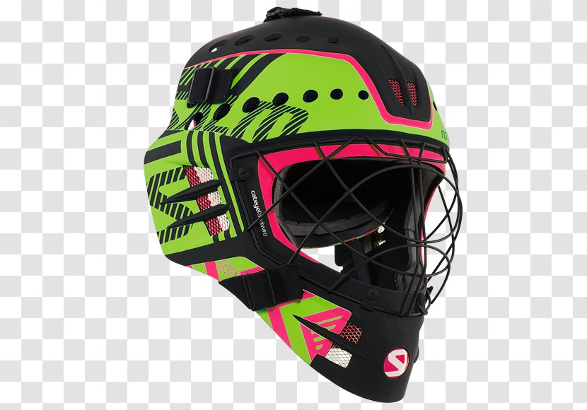 Goaltender Mask Floorball Goalkeeper Salming Sports - Lacrosse Helmet - Field Hockey Transparent PNG
