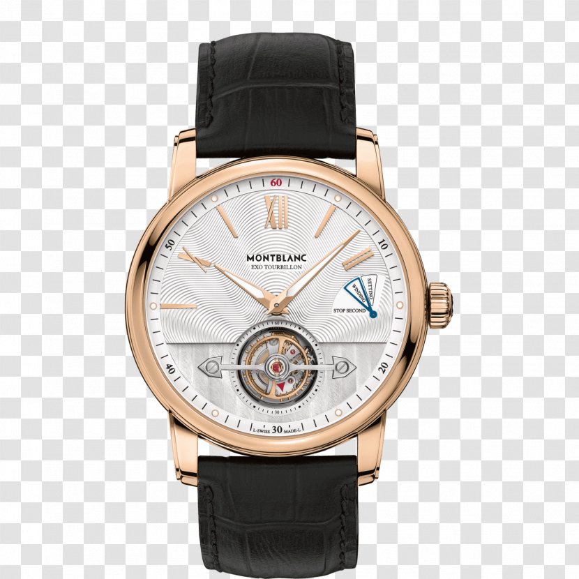 Montblanc Watch Jewellery Chronograph Salon International De La Haute Horlogerie - Platinum Transparent PNG