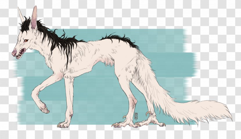 Dog Breed Line Art Tail - Mythical Creature Transparent PNG