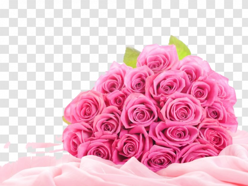 Desktop Wallpaper Rose Pink Flowers - Flower - Bouquet Vector Transparent PNG