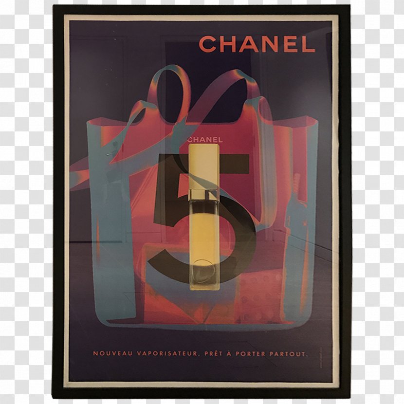 Chanel No. 5 Poster Screen Printing - Woven Fabric Transparent PNG